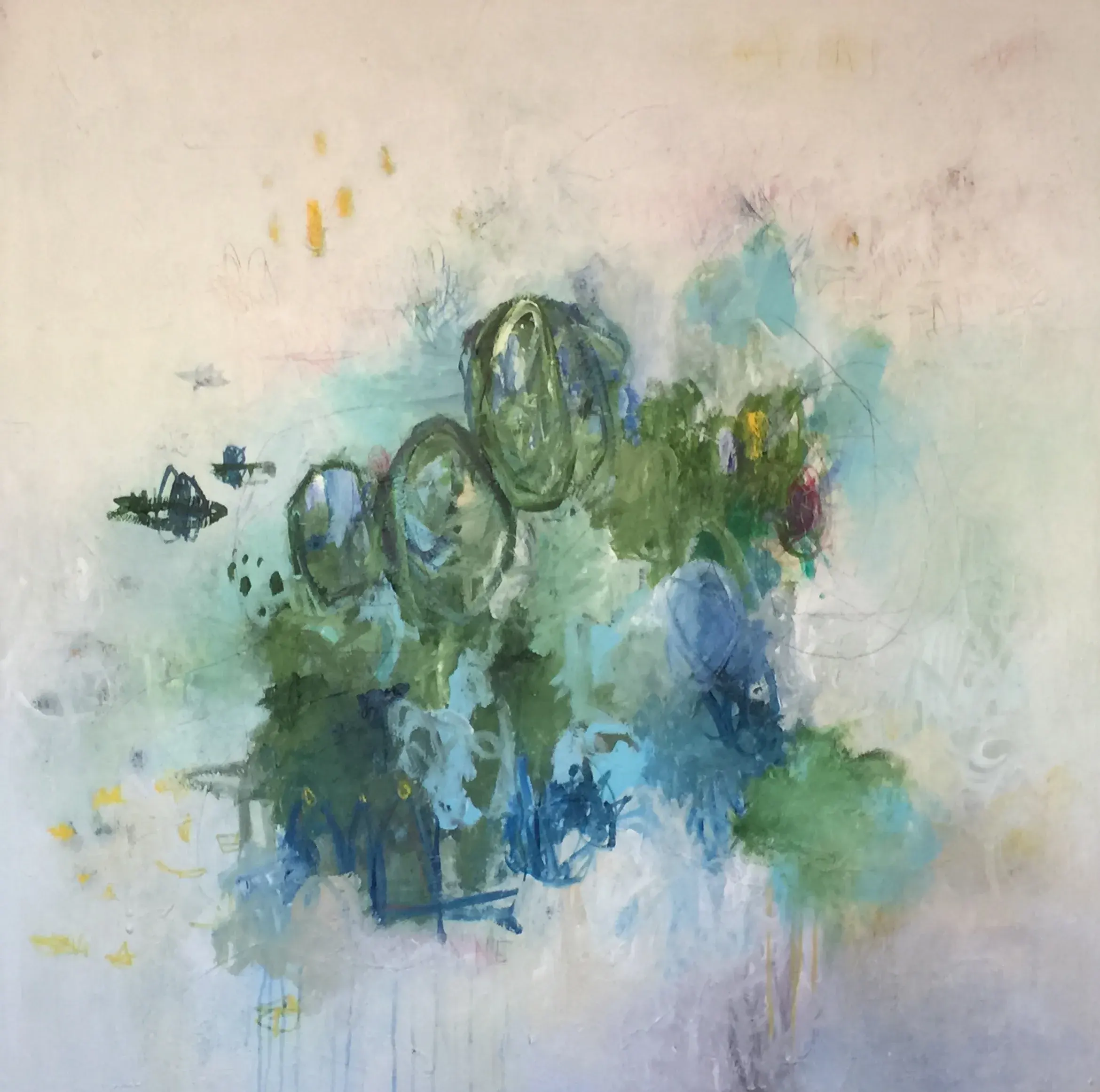 A wonderful abstract painting by Arrington Magny